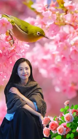 Beautiful spring