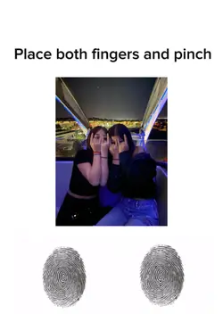 Place both fingers.