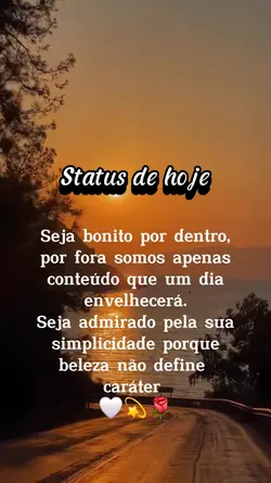 Status de hoje 