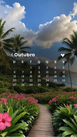 CALENDÁRIO OUTUBRO 