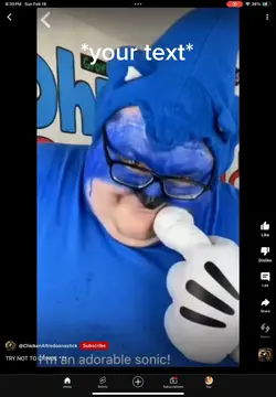 He’s a cute sonic