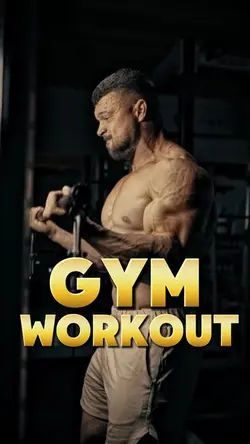 Gym fitness workout