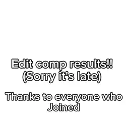 Edit comp results! 