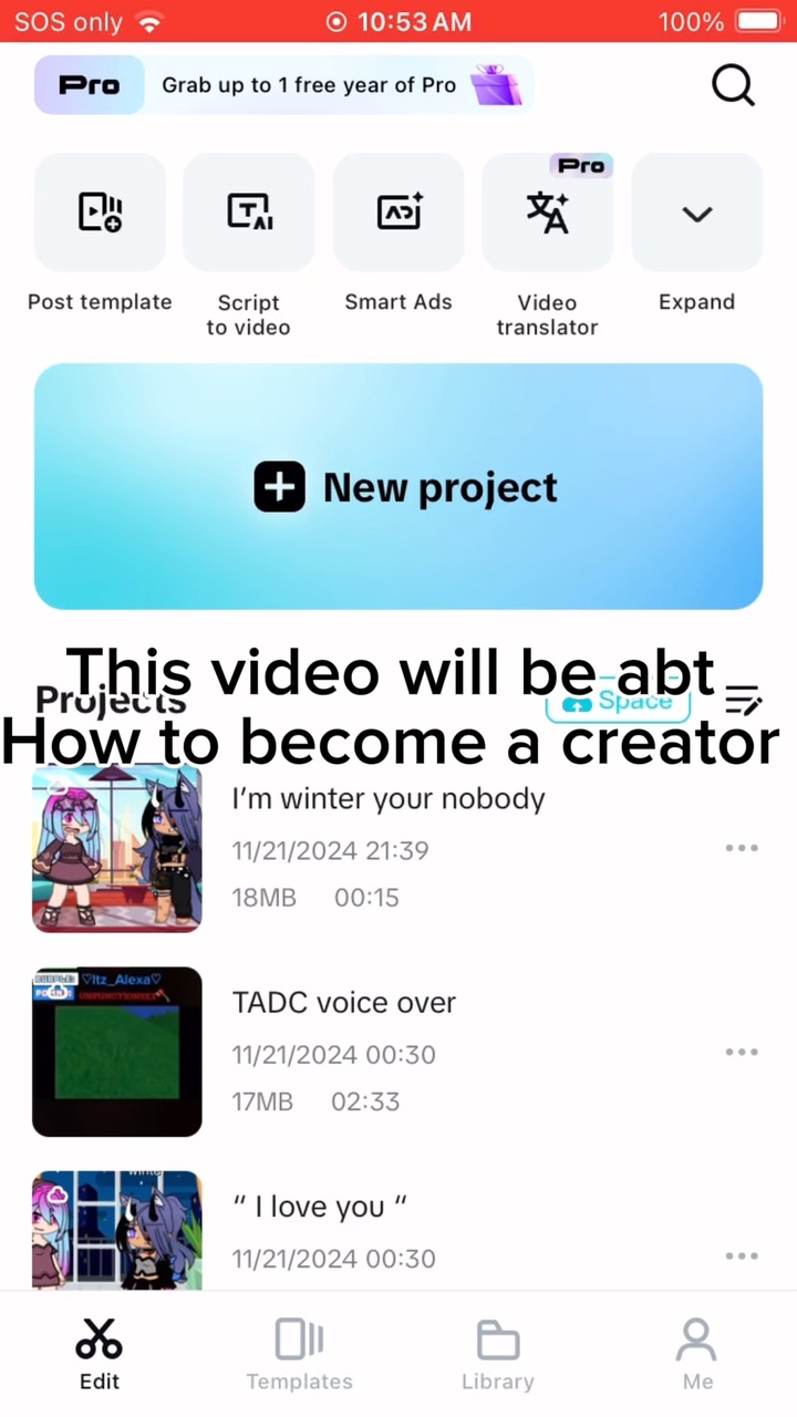 capcut template cover