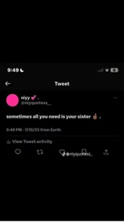 Me and my sister 🥱