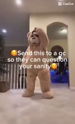 a dancing teddy bea