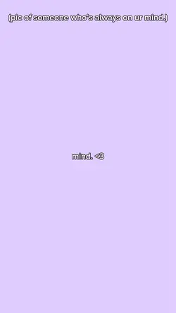 on my mind