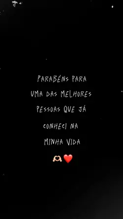 Parabéns, amiga!