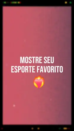mostre seu esporte 