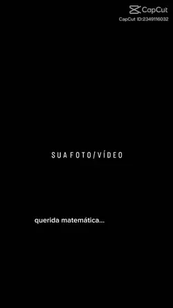 querida matemática..