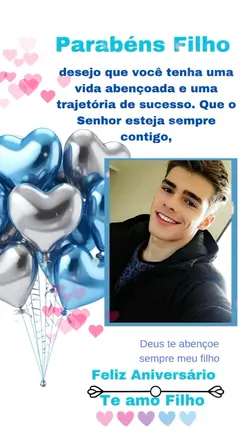 parabéns filho 