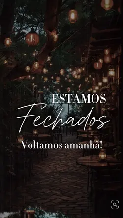 Estamos fechados 🏆