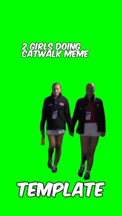 2 girls catwalk