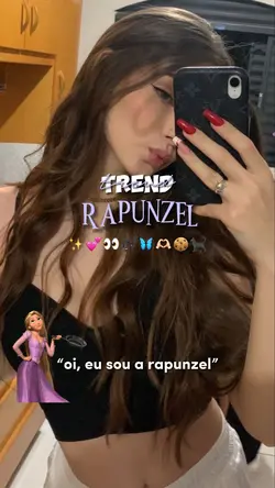 Eu sou a Rapunzel 💕