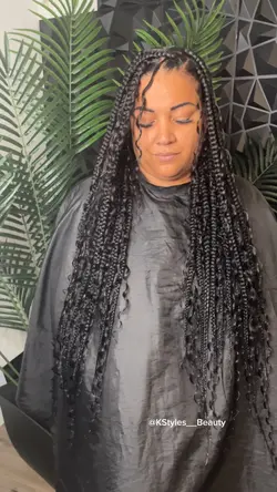 Large boho knotless 