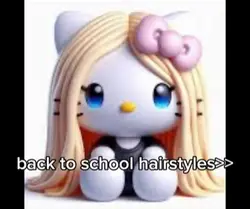 back to school hair>