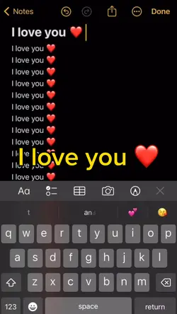 I love you ❤️
