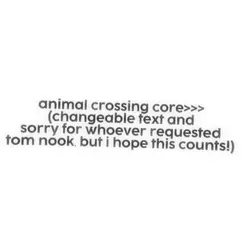 animal crossing core