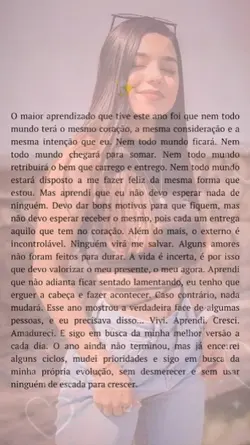 O maior aprendizado