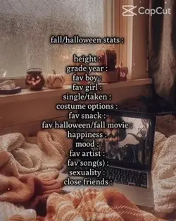 Fall stats template
