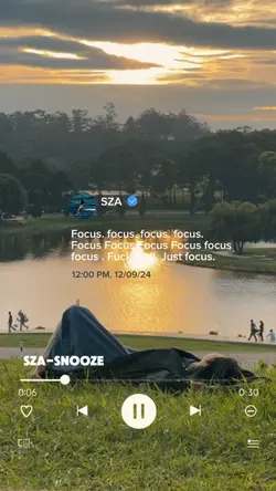 Focus. Focus. Focus.