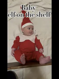 Baby elf on a shelf