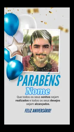 Nome e foto editávei