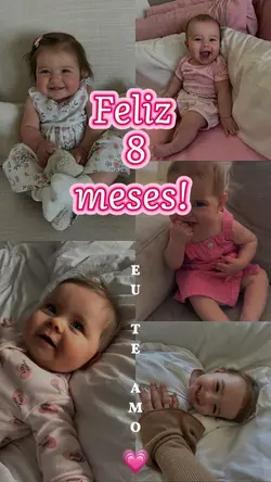 8 MESES MENININHA..🏆