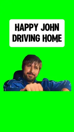 JOHN DRIVES HOME
