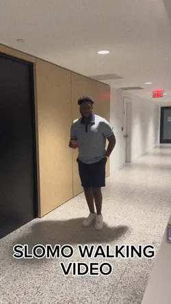 Slow motion walking 