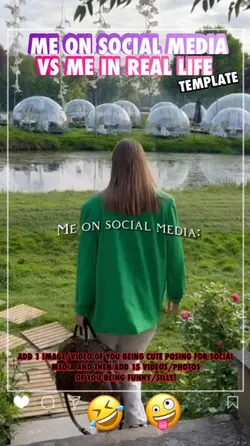 Me on socials vs..🤣