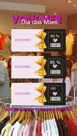 Voucher dia das mães