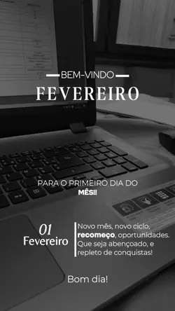Bem-vindo fevereiro 
