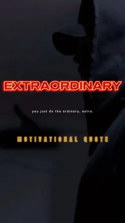 EXTRAORDINARY🎖