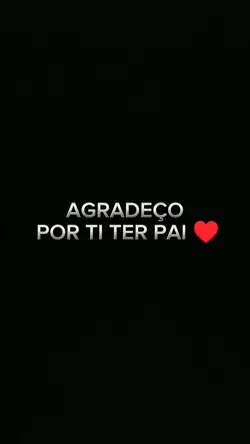 Agradeço por ti ter