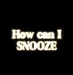 Snooze by SZA