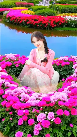 Amid the flowers