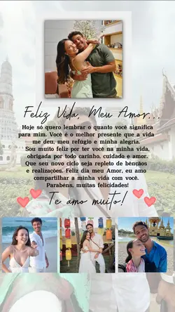 Feliz Niver, Amor!