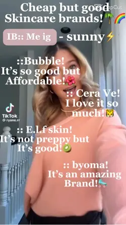  Cheap skincare!