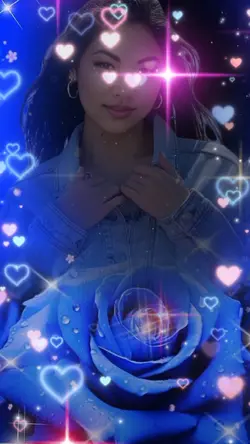 Blue Rose Photo