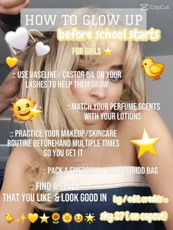 how to glow up