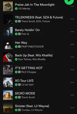 My Spotify playlis