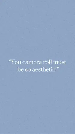 Aesthetic Cameraroll