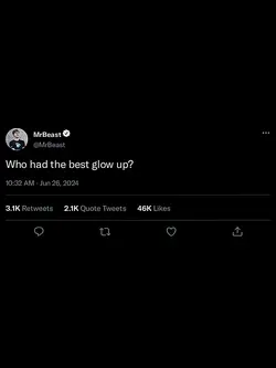 Mr Beast Glowup