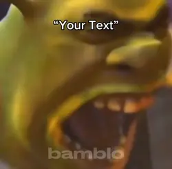 Shrek Angry 😡 