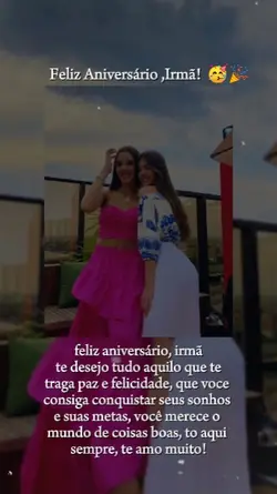 feliz vida irmã