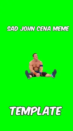 Sad John Cena