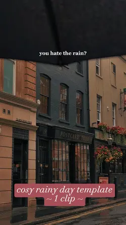 You hate the rain
