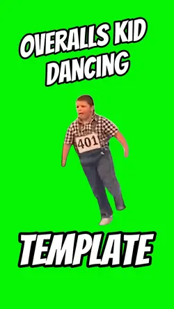 Overalls Kid Dancing