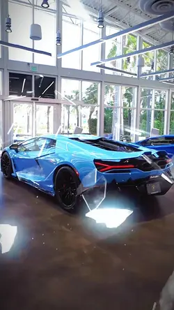 Lamborghini Blue